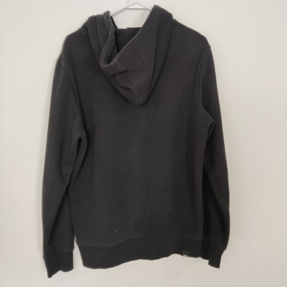 Bench Men's Hoodie Size S Black Cotton Blend Logo Activewear Sportive Athleisure - Picture 3 of 7